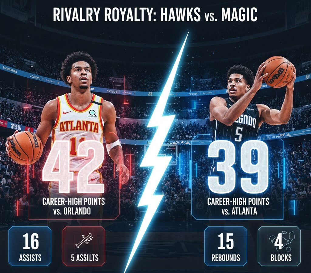 Atlanta Hawks vs Orlando Magic Timeline