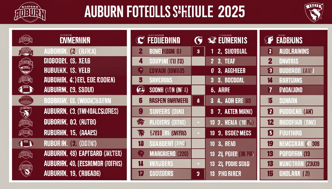 auburn football schedule 2025